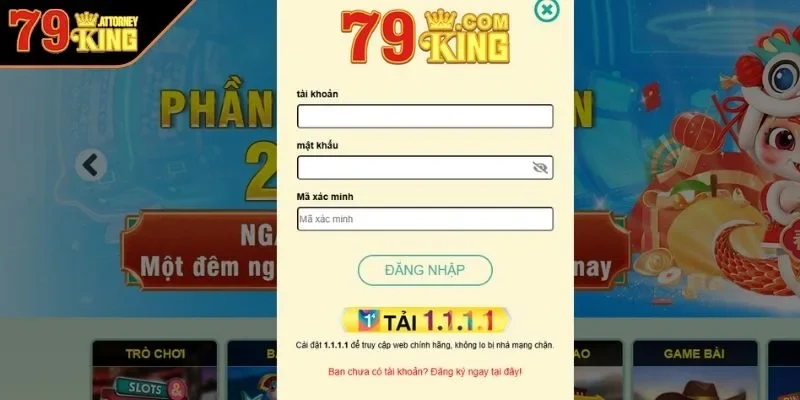 Hướng dẫn chi tiết cách Đăng nhập 79KING cho người mới bắt đầu