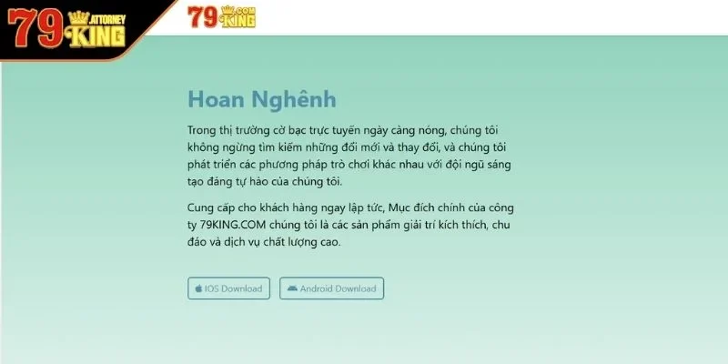 Hướng dẫn chi tiết Tải app 79KING cho hệ điều hành iOS